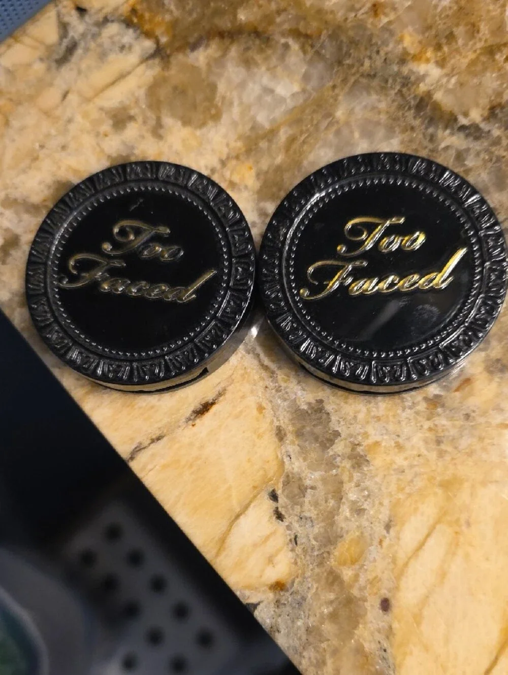 Set Of 2, Travel Size Too Faced Chocolate Soleil Bronzer Duo - Black .4g New